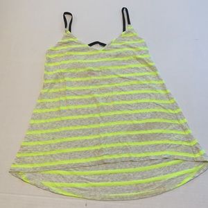 6 Degrees Neon Striped Tank Top